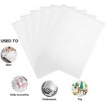 3 Mil Resealable Poly Bags, Svaldo 50 Pack 12"x16" Frosted Slider Zipper Poly Bags with Air Hole, Clear Packaging Plastic Bags for Selling Products, Packaging Clothing, Sew Supplies