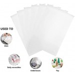 Clear Ziplock Bags, Svaldo 8"x12" (100 Pack) 3 Mil Reclosable Zip Plastic Poly Bags with Resealable Zipper, Frosted Poly Packaging Bags for Clothing, T-Shirt, Brochure, Prints, Handicraft Gift
