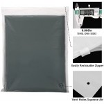 Frosted Zipper Poly Bags, Svaldo 14"x18" Large Clear Plastic Bags for Clothes, 50 Pack 3 Mil Resealable Apparel Zip Bags for Clothing Selling, Toys Packaging, Photo Storage, Product Shipping